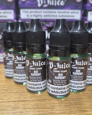 20 x V-Juice Blue Raspberry (6mg 80/20)