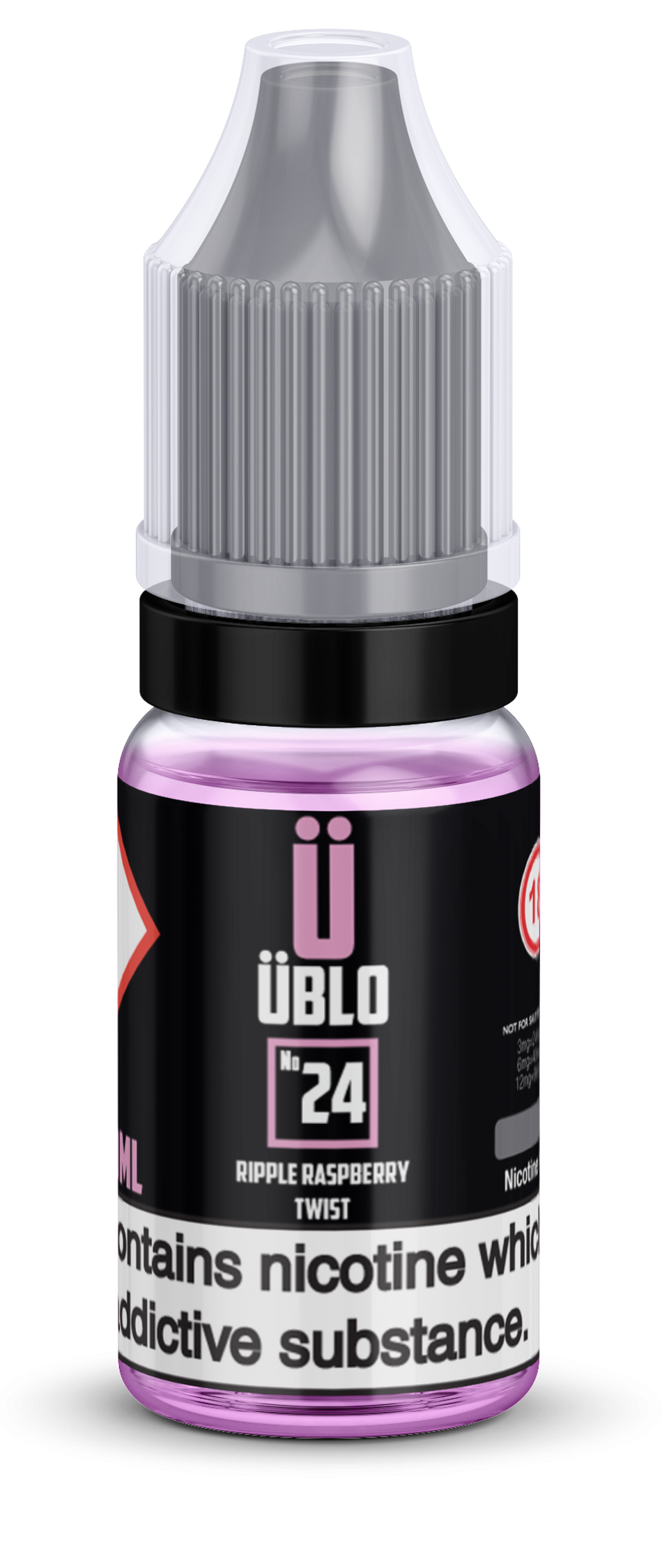 Ublo #24 - Ripple Raspberry Twist (120ml Shortfill) - Image 3